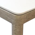 CASCADA - salotto outdoor con struttura in alluminio grigio chiaro, antracite o naturale