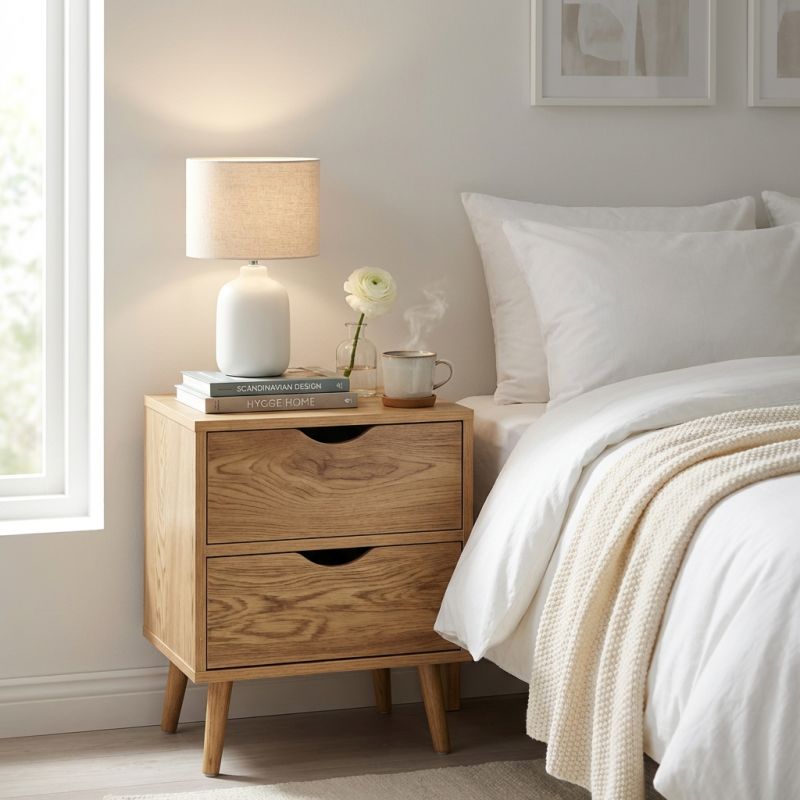 JORVIA - comodino stile scandinavo