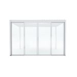 Laterale scorrevole con vetro per pergola bioclimatica 4 m