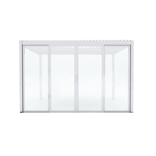 Laterale scorrevole con vetro per pergola bioclimatica 4 m