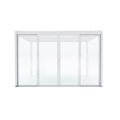 Laterale scorrevole con vetro per pergola bioclimatica 4 m