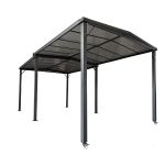 LINDA - gazebo allungabile in alluminio e policarbonato