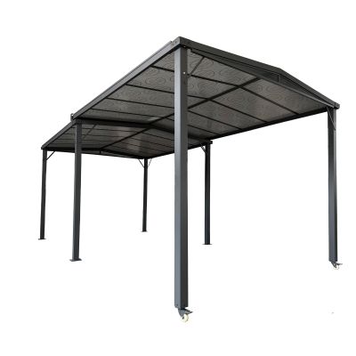 LINDA - gazebo allungabile in alluminio e policarbonato