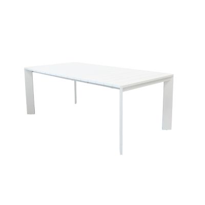 IMPACTO - tavolo allungabile in alluminio 150/200 bianco o antracite