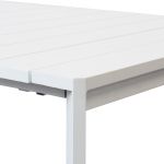 IMPACTO - tavolo allungabile con struttura in alluminio bianco o antracite