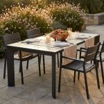 IMPACTO - tavolo allungabile in alluminio 150/200 bianco o antracite