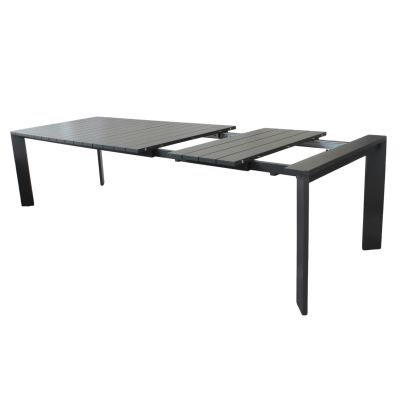 IMPACTO - tavolo allungabile in alluminio 150/200 bianco o antracite
