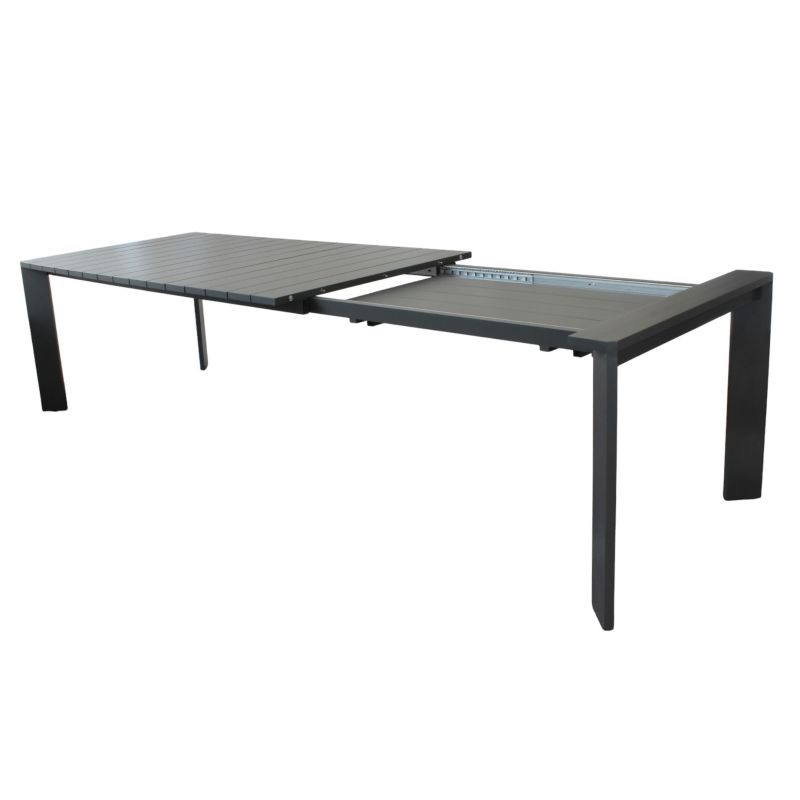 IMPACTO - tavolo allungabile in alluminio 150/200 bianco o antracite
