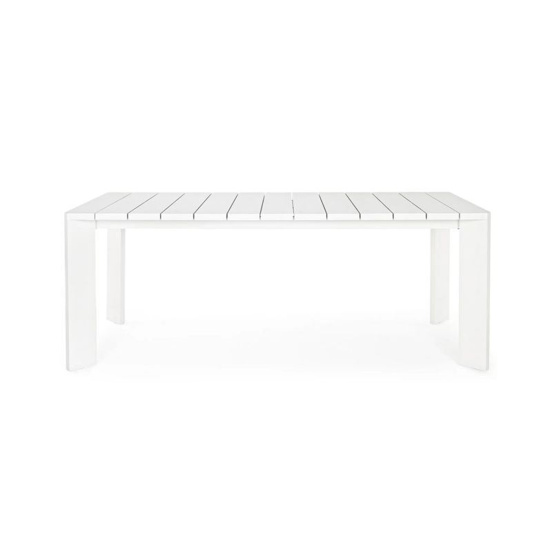 IMPACTO - tavolo allungabile in alluminio 200/250 bianco o antracite
