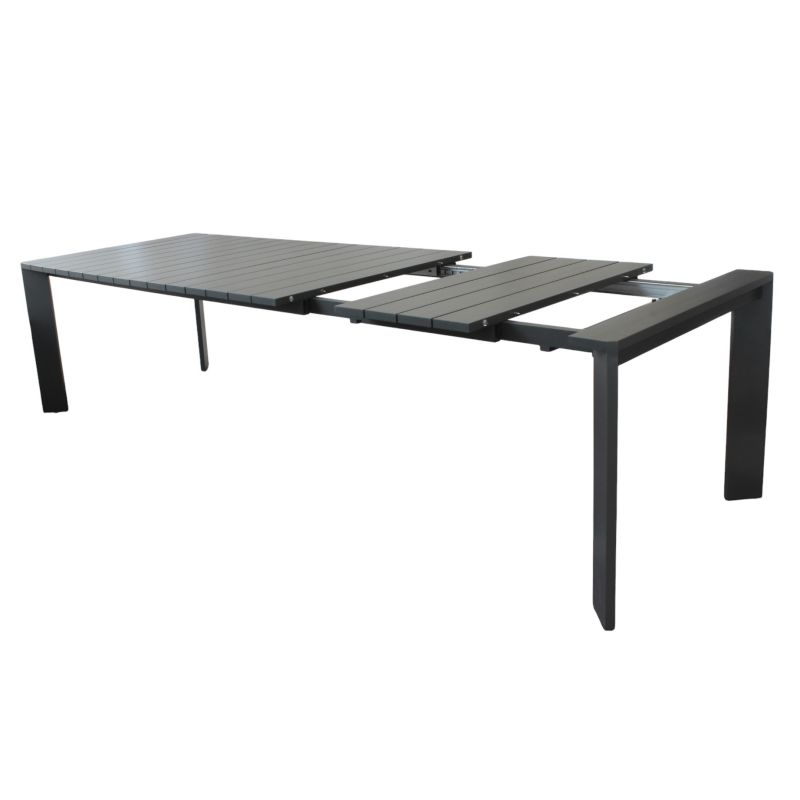 IMPACTO - tavolo allungabile in alluminio 200/250 bianco o antracite