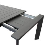 IMPACTO - tavolo allungabile in alluminio 200/250 bianco o antracite