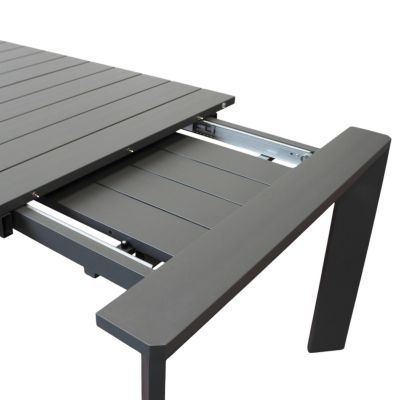 IMPACTO - tavolo allungabile in alluminio 200/250 bianco o antracite