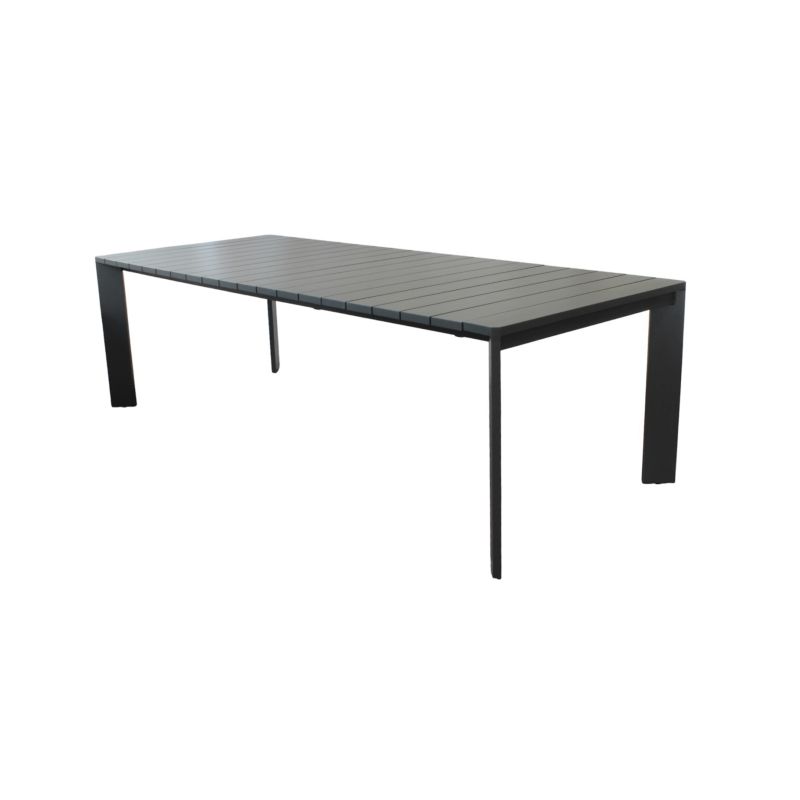 IMPACTO - tavolo allungabile in alluminio 200/250 bianco o antracite