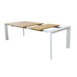 IMPACTO - tavolo con struttura in alluminio verniciato bianco o antracite