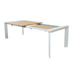 IMPACTO - tavolo con struttura in alluminio verniciato bianco o antracite