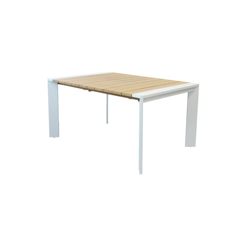 IMPACTO - tavolo con struttura in alluminio verniciato bianco o antracite