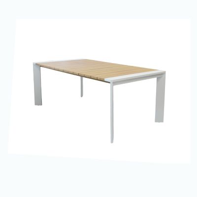 IMPACTO - tavolo con struttura in alluminio verniciato bianco o antracite