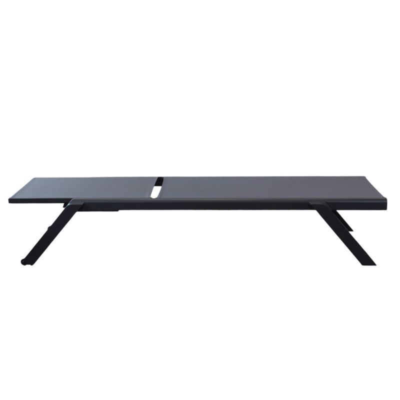 SIMIEN - lettino impilabile in alluminio e textilene