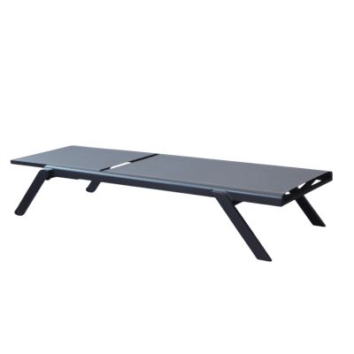 SIMIEN - lettino impilabile in alluminio e textilene