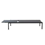 WADDY - lettino impilabile in alluminio e textilene