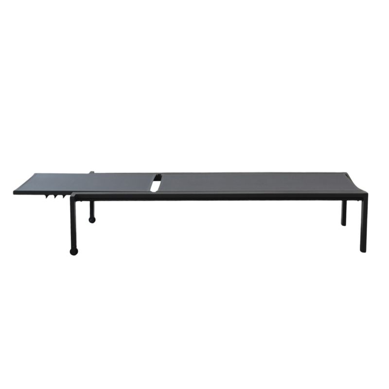 WADDY - lettino impilabile in alluminio e textilene