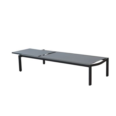 WADDY - lettino impilabile in alluminio e textilene