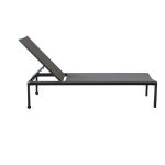 WADDY - lettino impilabile in alluminio e textilene