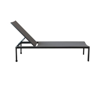 WADDY - lettino impilabile in alluminio e textilene