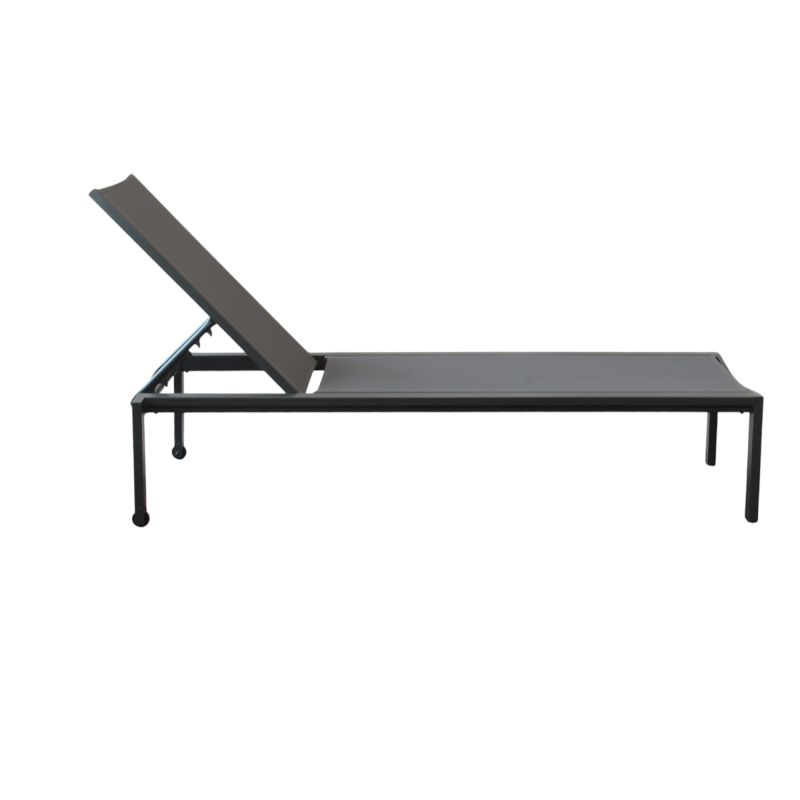 WADDY - lettino impilabile in alluminio e textilene