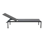 WADDY - lettino impilabile in alluminio e textilene