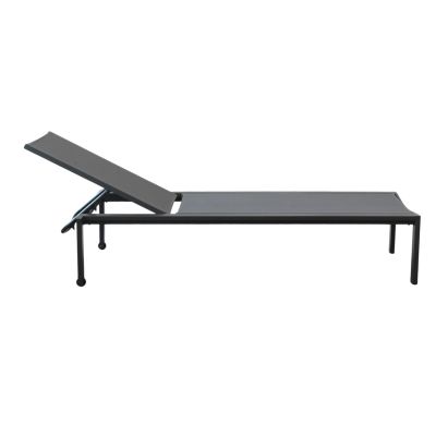 WADDY - lettino impilabile in alluminio e textilene
