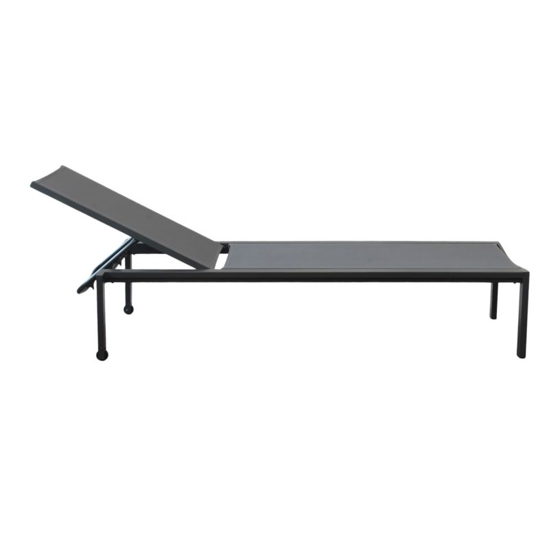 WADDY - lettino impilabile in alluminio e textilene