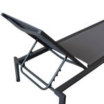 WADDY - lettino impilabile in alluminio e textilene