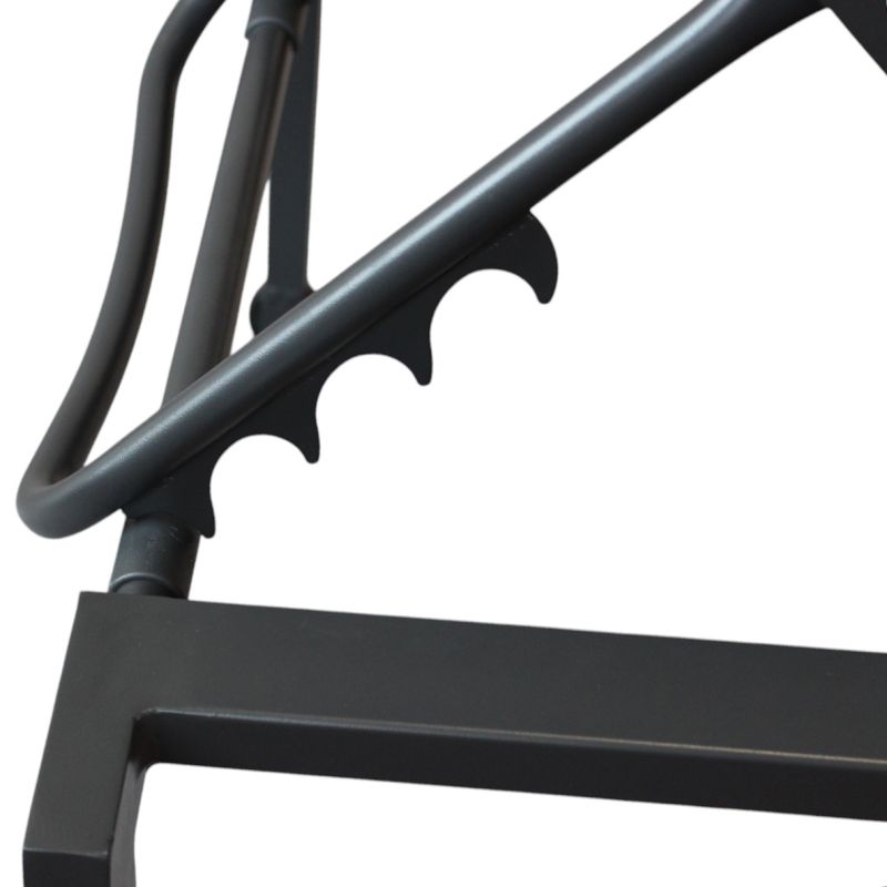 WADDY - lettino impilabile in alluminio e textilene