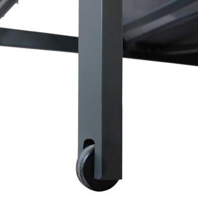 WADDY - lettino impilabile in alluminio e textilene