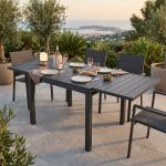 ETERIA - tavolo allungabile in allumino