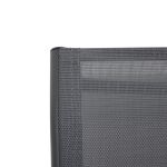 ZAMBLA - poltrona impilabile in alluminio con seduta e schienale in textilene