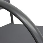 ZAMBLA - poltrona impilabile in alluminio con seduta e schienale in textilene