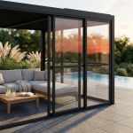 ANDROSS - laterale in policarbonato per pergola bioblimatica 3 m