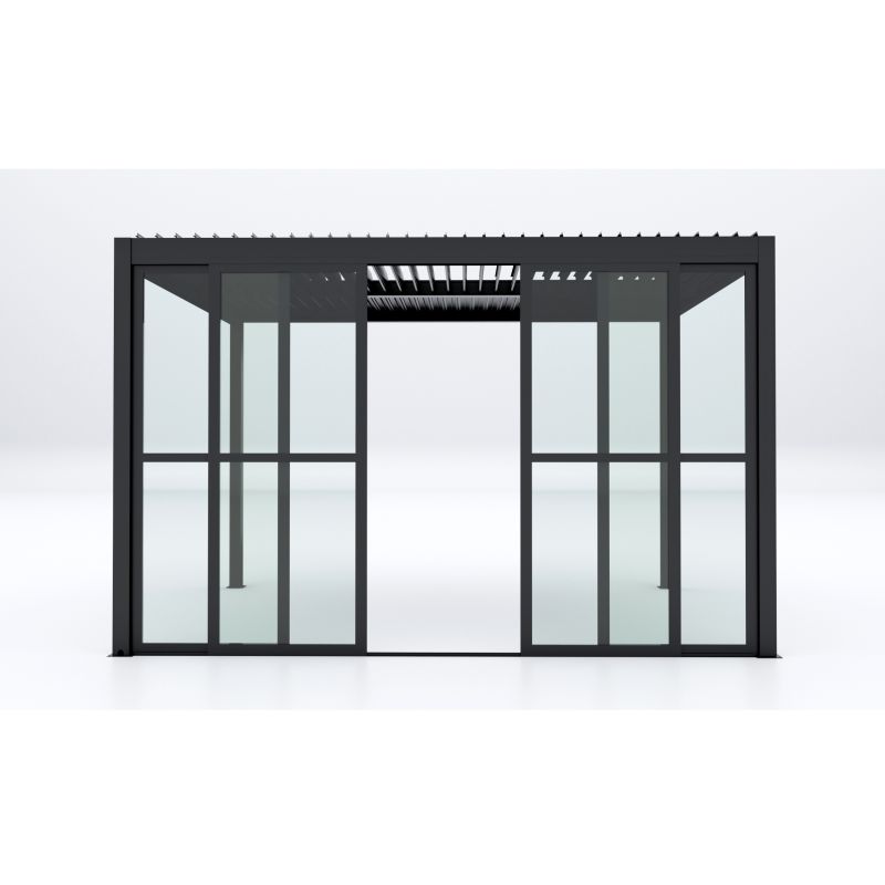 ALABASTER - laterale in policarbonato per pergola bioblimatica 4 m