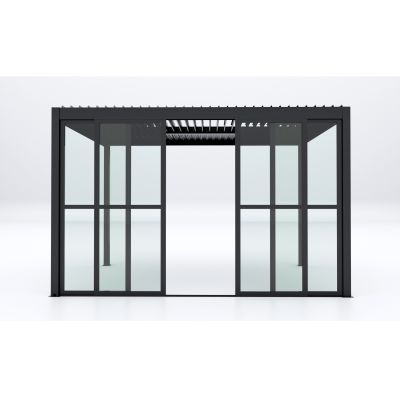 ALABASTER - laterale in policarbonato per pergola bioblimatica 4 m
