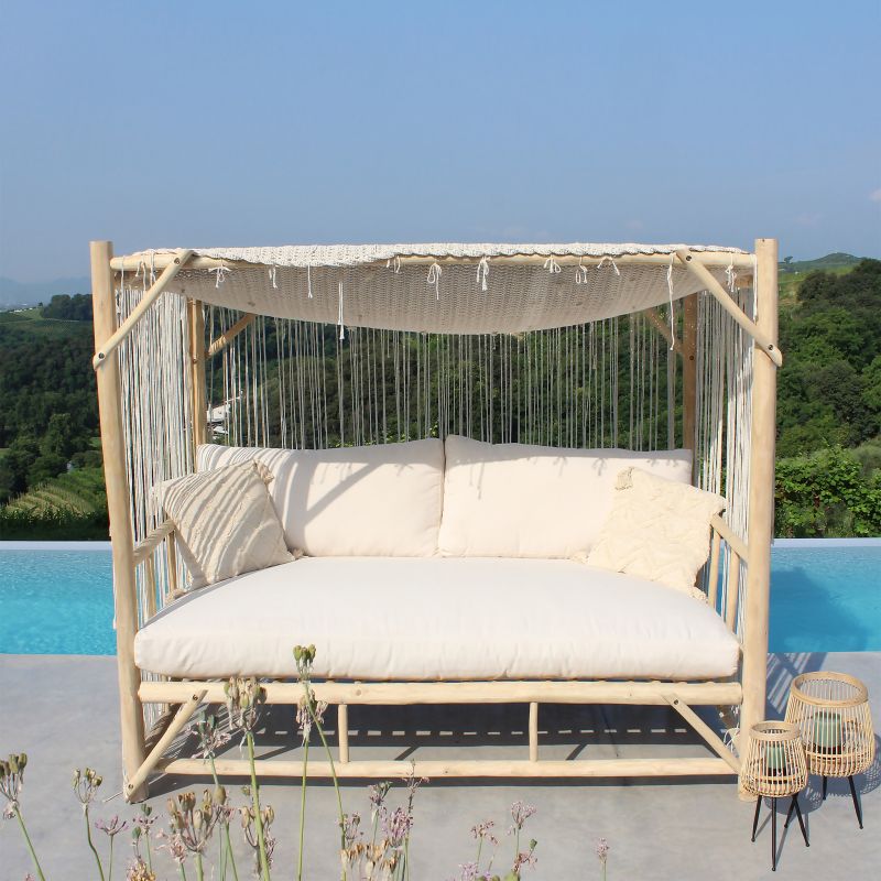 MONIQUE - gazebo letto con cuscini