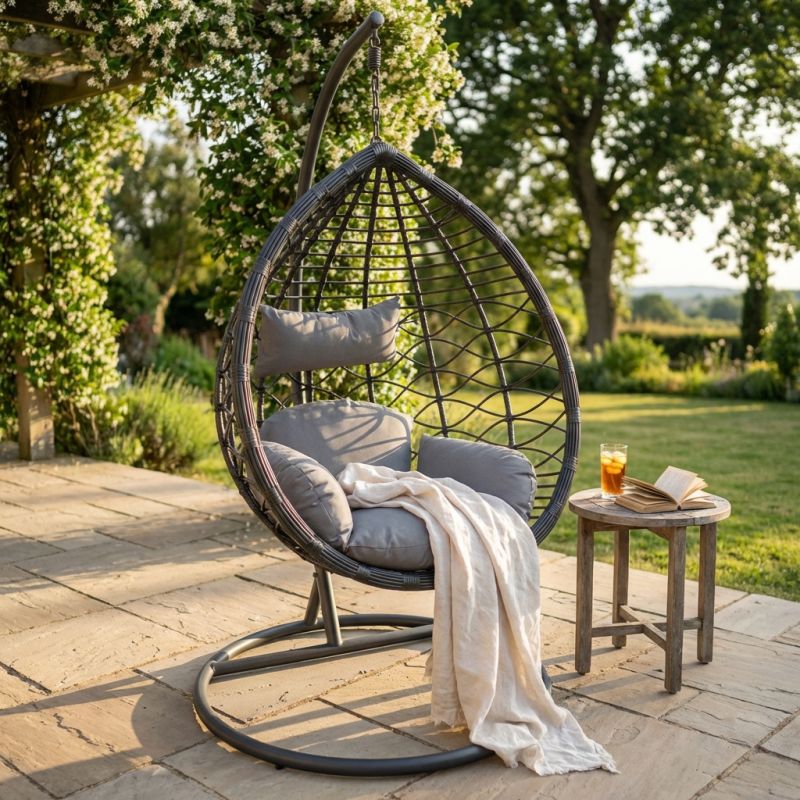LANEY - sedia sospesa da giardino