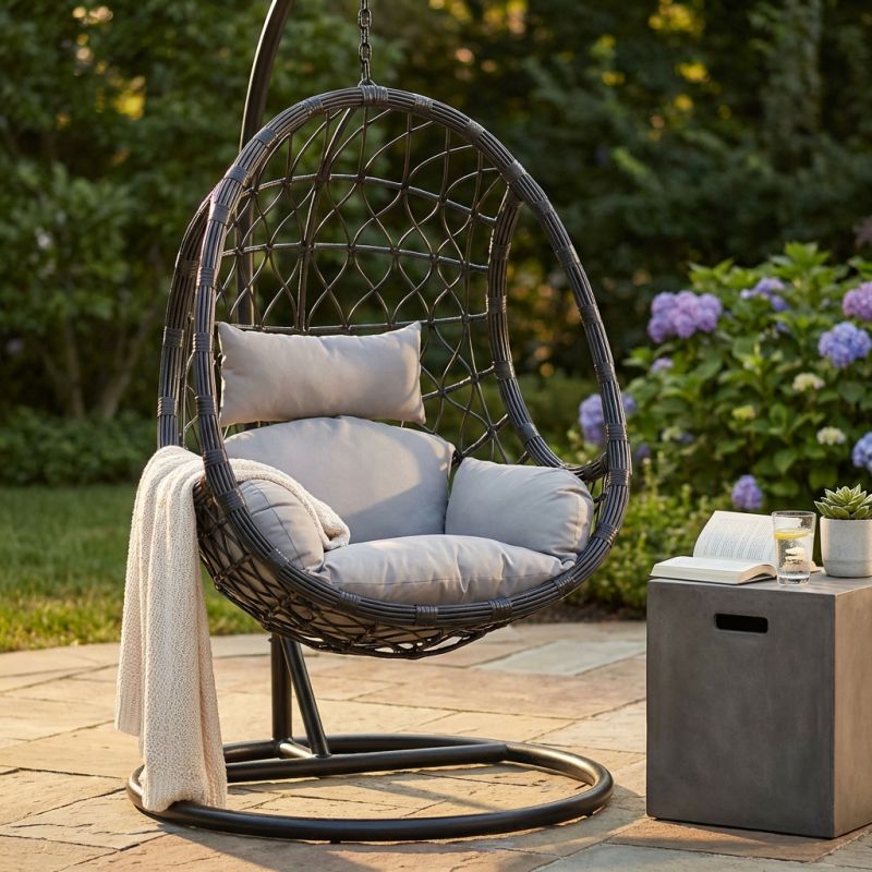 JANE - sedia sospesa da giardino