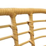 JURA - dondolo un posto con struttura in metallo bianca o antracite