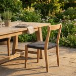 SHINDY - sedia in teak e corda