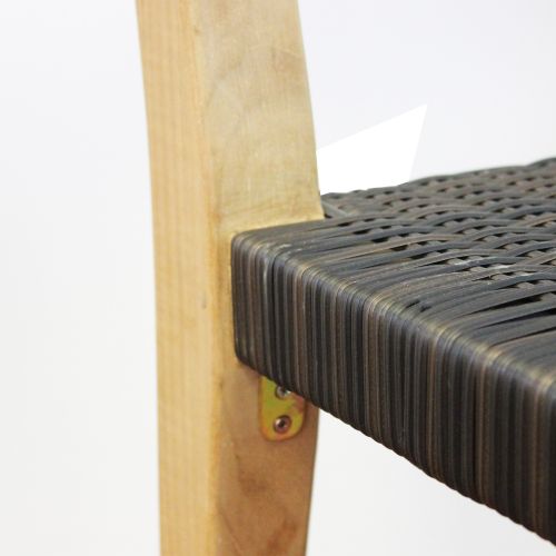 SHINDY - sedia in teak e corda