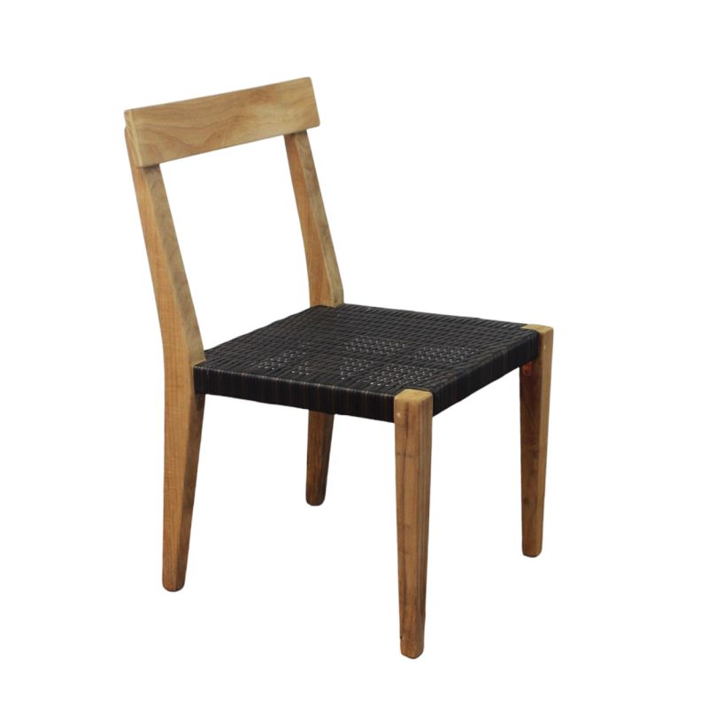 SHINDY - sedia in teak e corda