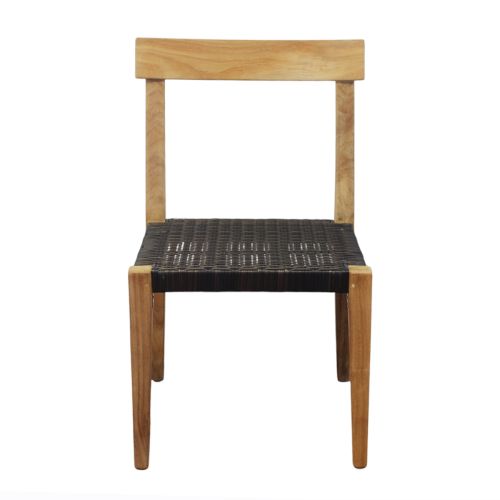 SHINDY - sedia in teak e corda