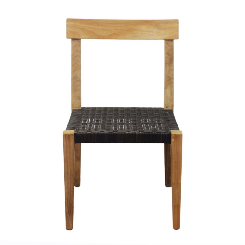 SHINDY - sedia in teak e corda